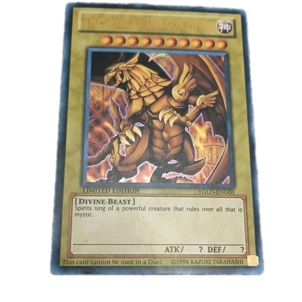 Yugioh! The Winged Dragon of Ra YGLD-ENG03 Ultra Rare Limited Edition NM